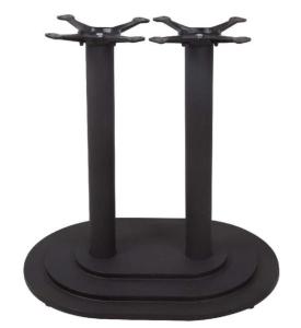 China Metal Bar Table Legs Cast Iron Restaurant Table Bases Bar Height 41'' Customize factory