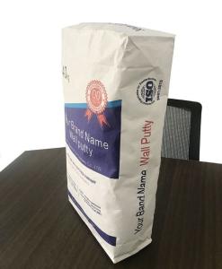 China OEM Printing 25kg 50kg Industrial Paper Bags For Cement Food Stuff Sustainable factory