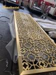 20mm Room Divider Stainless Steel Laser Cutting With Flower Pattern