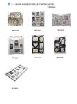 Durable White Collage Photo Frame 52.5 X 36 X 3.1 Cm For Home Decorative