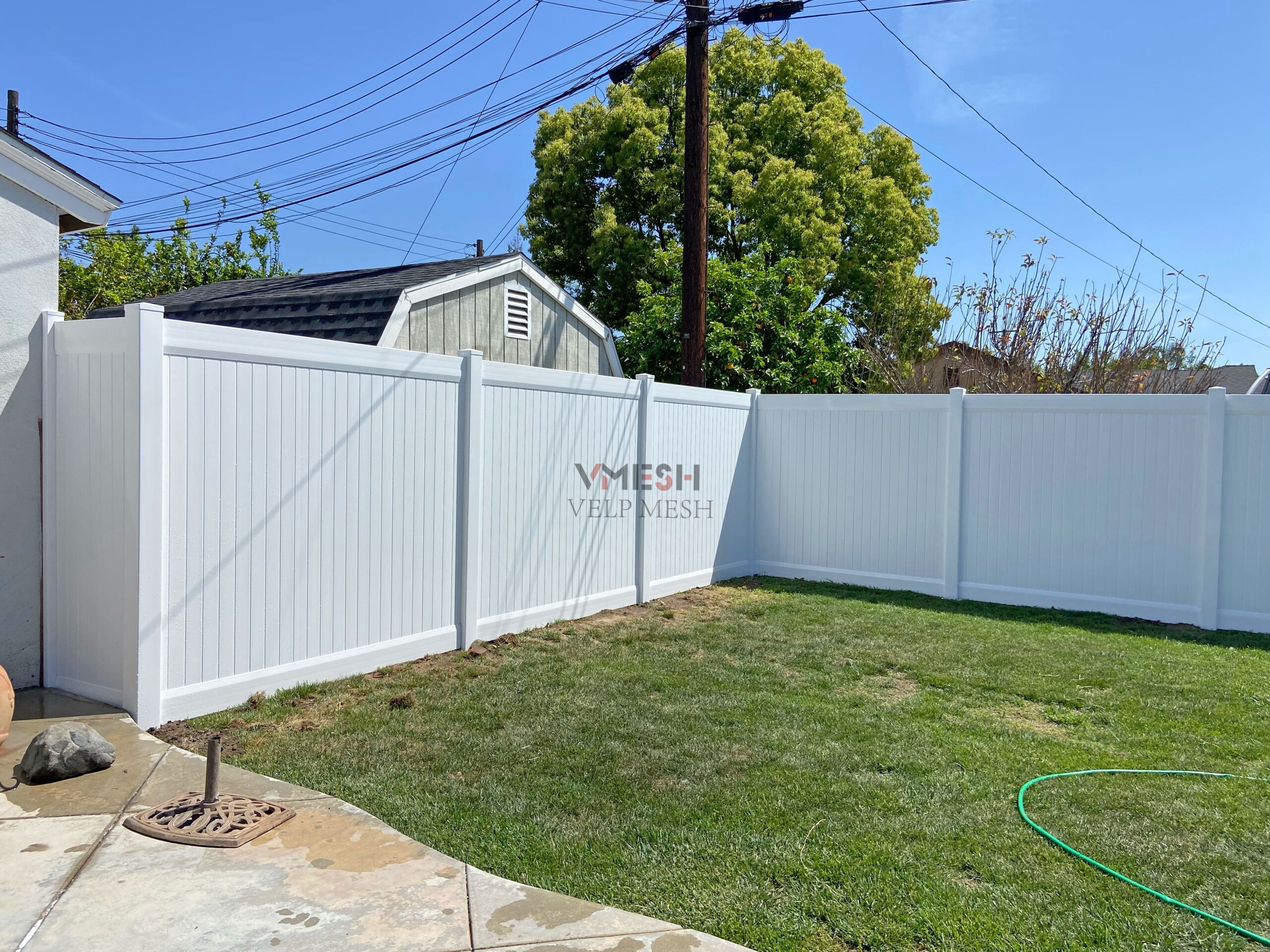 Durable Garden Pvc Fence Privacy Heavy Duty White Panels