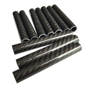 China 500mm 19.6 Inches 28mm X 30mm X 500mm 100% Pure Tube With Carbon Fiber factory