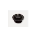 Aluminum CNC Motorcycle Parts, oil filler cap with black anodized finish
