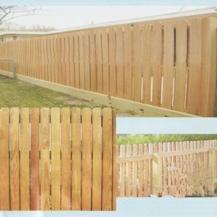 Rodent Proof Cedar Board Fence