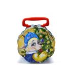 Round Christmas Gift Tin Boxes,Metal Tin Box For Candy/Chocolate/Cookies