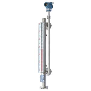 China 4~20mADC Output Magnetic Flapper Level Gauge With Level Limit Switch factory