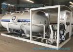 Mobile LPG Transport Tank Bower Skid Station For Refilling LPG To LPG Cylinder