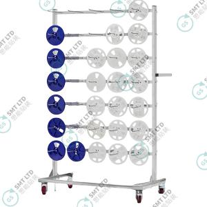 China SMT ESD Reel Storage Shelving Rack Trolley Cart on sale