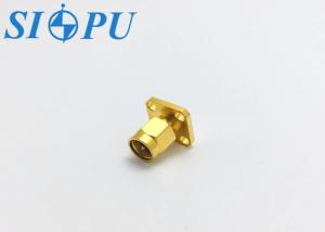 China SMA Male RF Coaxial Connector – Microstrip Type, Flange Mount, Solder Termination factory