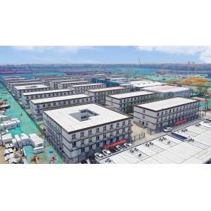 Steel Structure Prefab Flat Pack Container House Modular Workers Accommodation