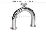 Polished Stainless Steel Sanitary Clamp tee clamp elbow SUS304 SS316L