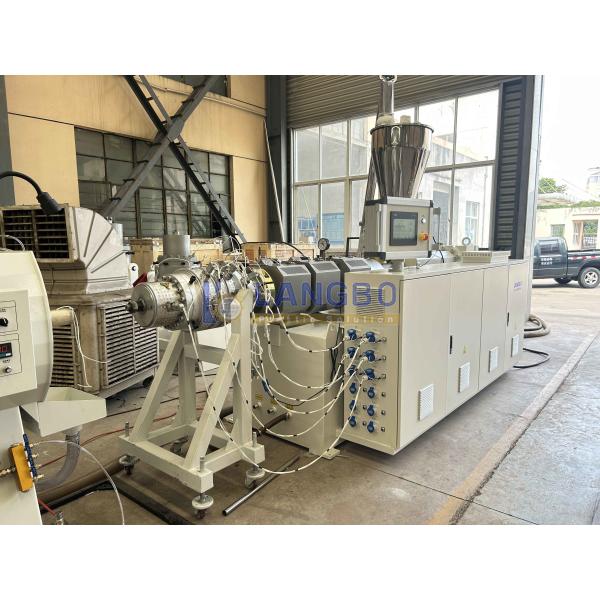 China 800kg/h High Speed PVC Pipe Making Line With 80/173 High Speed Screw For Pipe Diameter 75-250mm factory