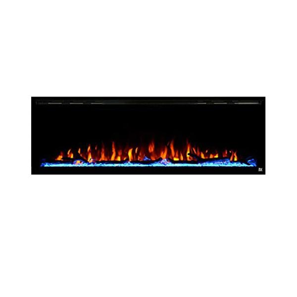 Wall Mount Nine Colors Kamin Electric Fireplaces Stoves with Metal and Tempered