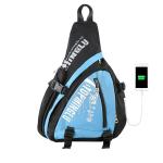 Against Theft Men'S Minimalist Sling Bag Sports Sling Bag Large Capacity