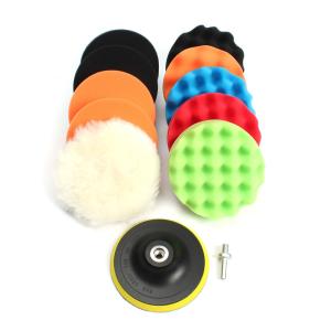 China PP Nylon Customized Car Polishing Wave Pad 12 Pieces Set factory