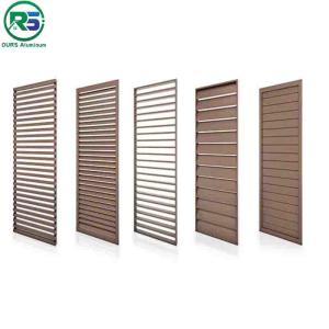 China Fireproof Corrugated Aluminum Wall Panels And Aluminum Alloy Curtain Wall Thickness 20MM factory