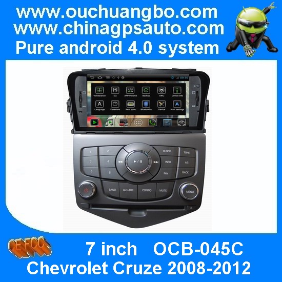 Ouchuangbo autoradio DVD gps head unit Chevrolet Cruze 2008-2011 android 4.0 S150 pllatfor