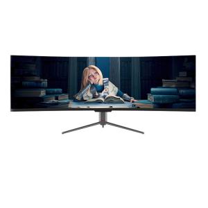 China PIP PBP DP 1MS 49inch Curved PC Monitor Screen 4K 144hz 5K 120hz factory