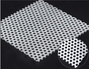 China 0.1mm-10mm Round Hole Perforated Metal Sheet factory
