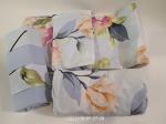 Reactive Printed Floral 100% Polyester Home Textiles Set of Six in Customized