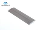 Powder Coating Aluminium Flooring Profiles Wood Grain 45mm Height