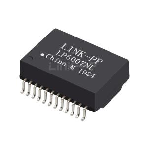 China LP5007NL Single Port 10/100/1000 BASE-T Surface Mount 24 Pin Lan Filters Transformer Modules factory