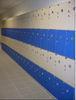 Four Tier Keyless Commercial Storage Lockers , Plastic Sports Locker For Public