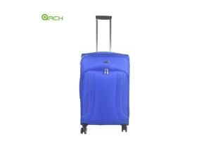 China Tapestry Trolley Case Soft Sided Luggage with Double Spinner Wheels factory