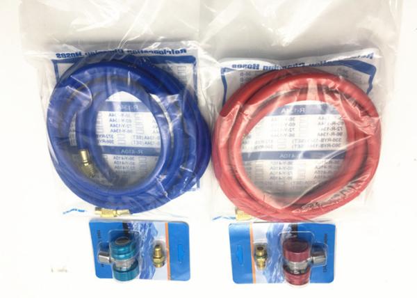 5MM Refrigerant Charging Hose Assembly with Charge Quick Couplers , Low and High