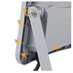 OEM Solar Flood Light Aluminum Housing Waterproof Wireless Outdoor Wallside