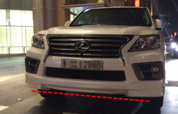 Sport Style Auto Body Kits for LEXUS LX570 2012 2015 , Bumper Cover and Foglamp