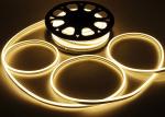 Warm White LED Neon Flex Strip 2.77cm Cuttable Length Anti Aging Jacket