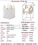 Type A polypropylene fibc big bag recycle jumbo super big bags 1500 fabric woven