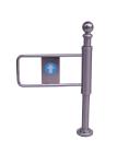 SS304 Manual Swing Pedestrian Turnstile Gate