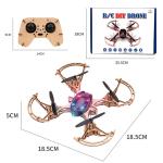2.4g Remote Control Quadcopter Set Bemay Toy Wooden Assemble Educational Rc