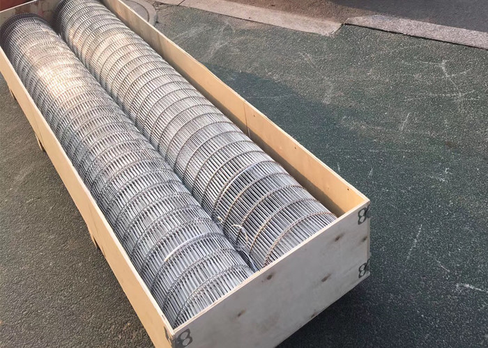 304SS Metal Flat Flex Conveyor Belt High Load Capacity Acid Resistance