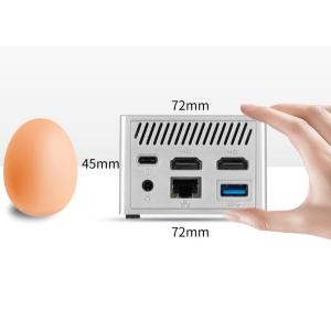 China Intel Celeron Mini PC N6005 8GB RAM 1T SSD TPD 10W AC8-M Window 11 3.3GHz factory
