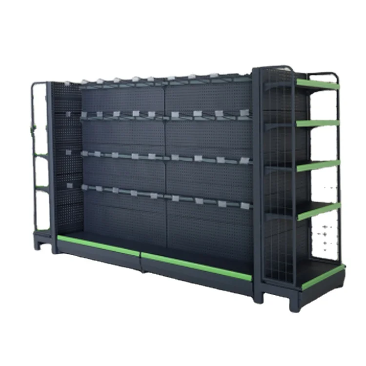 Factory Customized Color Gondola shelving supermarket shelves metal shelves for retail store supermarket store display