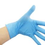 Anti Bacterial Disposable Nitrile Gloves Smooth Nitrile Butadiene Gloves
