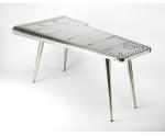Salon Vintage Table Butler Midway Aviator Desk PE Foam Packing