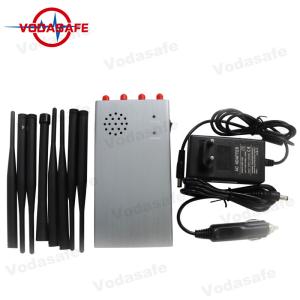 China 8000mAh Eight Antennas Gps Signal Jammers 8 Bands With 30m Radius factory