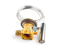 China HVAC Thermostatic Expansion Valves sensing package TE Series TEN R134/-40℃ External balance with/without MOP factory