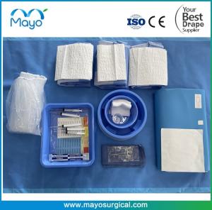 China Customized Angiography Drape Pack SMS PP PE Viscose Material factory