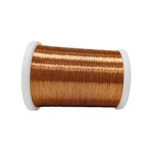 China AWG 46-11 Polyurethane Enamel Round Copper Wire Grade Three Thermal Class 130 factory