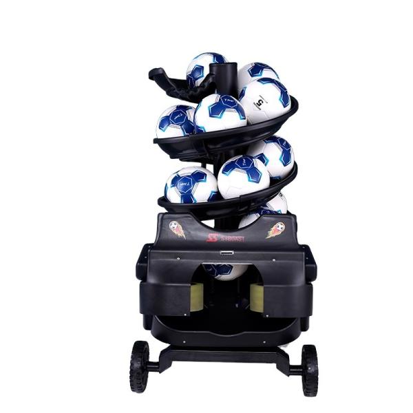 150W Customized Football Throwing Machine , Soccer Ball Throwing Machine Full