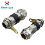 Reliability / Safety Explosion Proof Cable Gland With Nickel Plated Brass