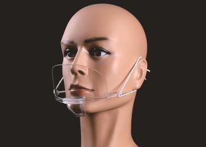 China Fast Food Smile Anti Fog Clear Face Mask With Earloop for Hotel Restaurant factory