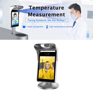 China Biometric FCC Facial Recognition Temperature Scanner Time Attendance Machine factory