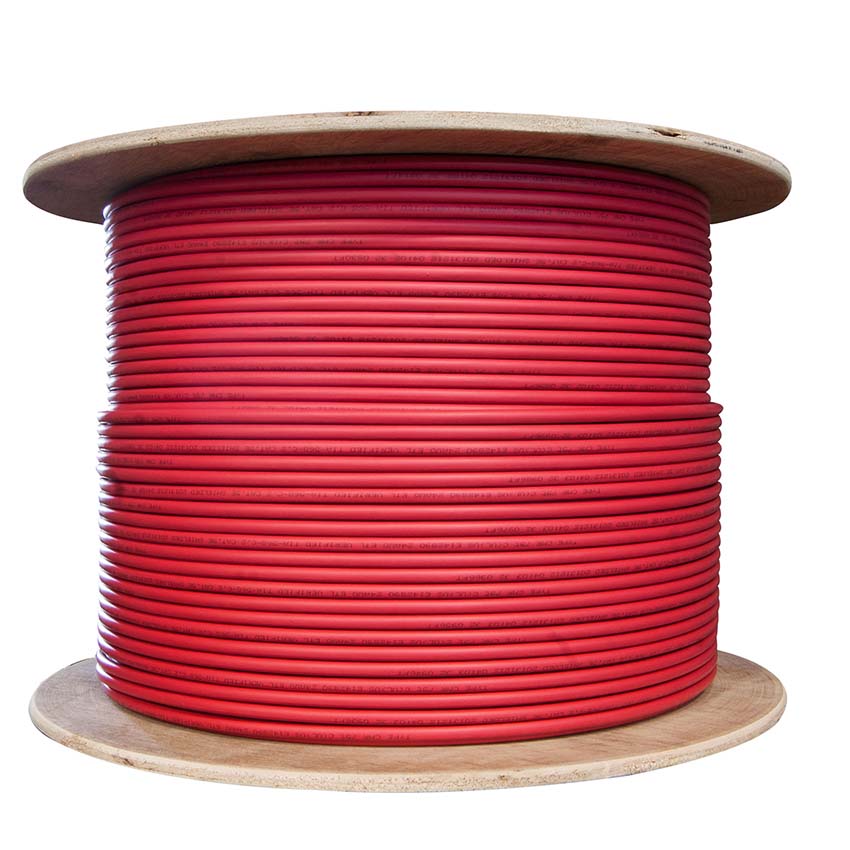 Al/Foil Shield Bare Copper Wire Core Fire Alarm Cable 2 Core 1.5mm FPLR FPLP PH120 Fire Resistant Cable
