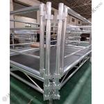 Portable Outdoor Concert Stages with Adjustable Height and 750kg/m2 Load